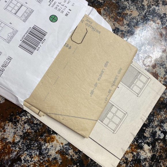 Butterick 6434 Waverly Valances Shades Home Decor Sewing Pattern Uncut - Picture 3 of 4